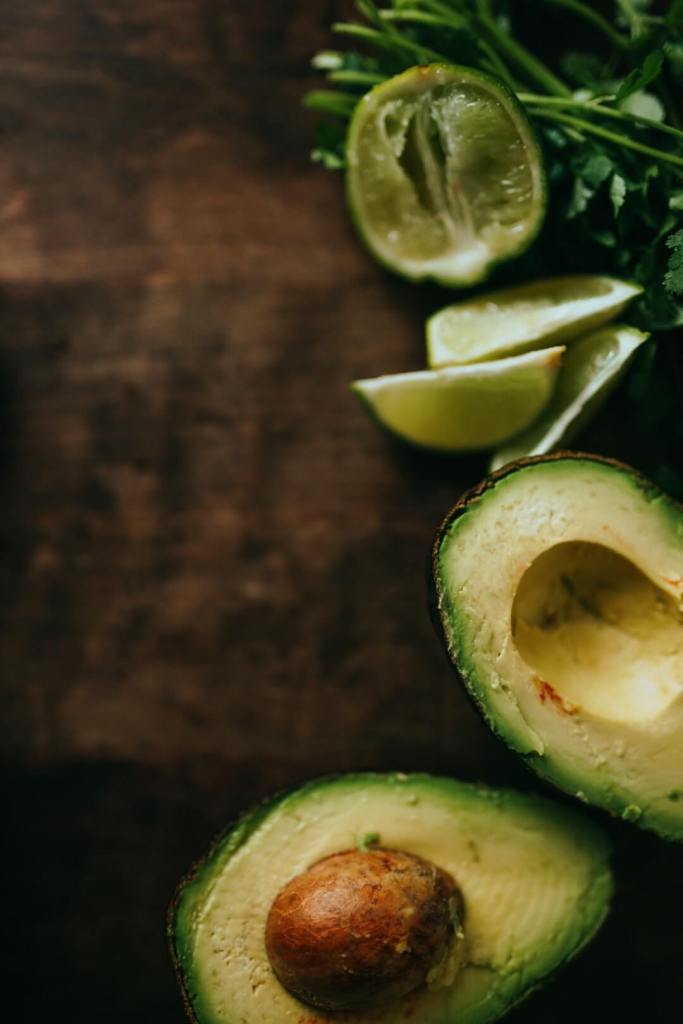 Avocado and Lime for Chicken Tortilla Soup